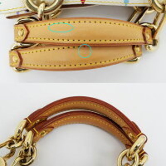 Louis Vuitton Monogram Handbag Audra Multi White Blanc - Picture 7 of 9